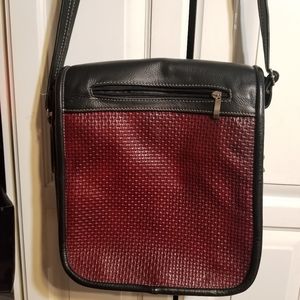 **(BUY 2 + 1 FREE)** Leather cross-body bag